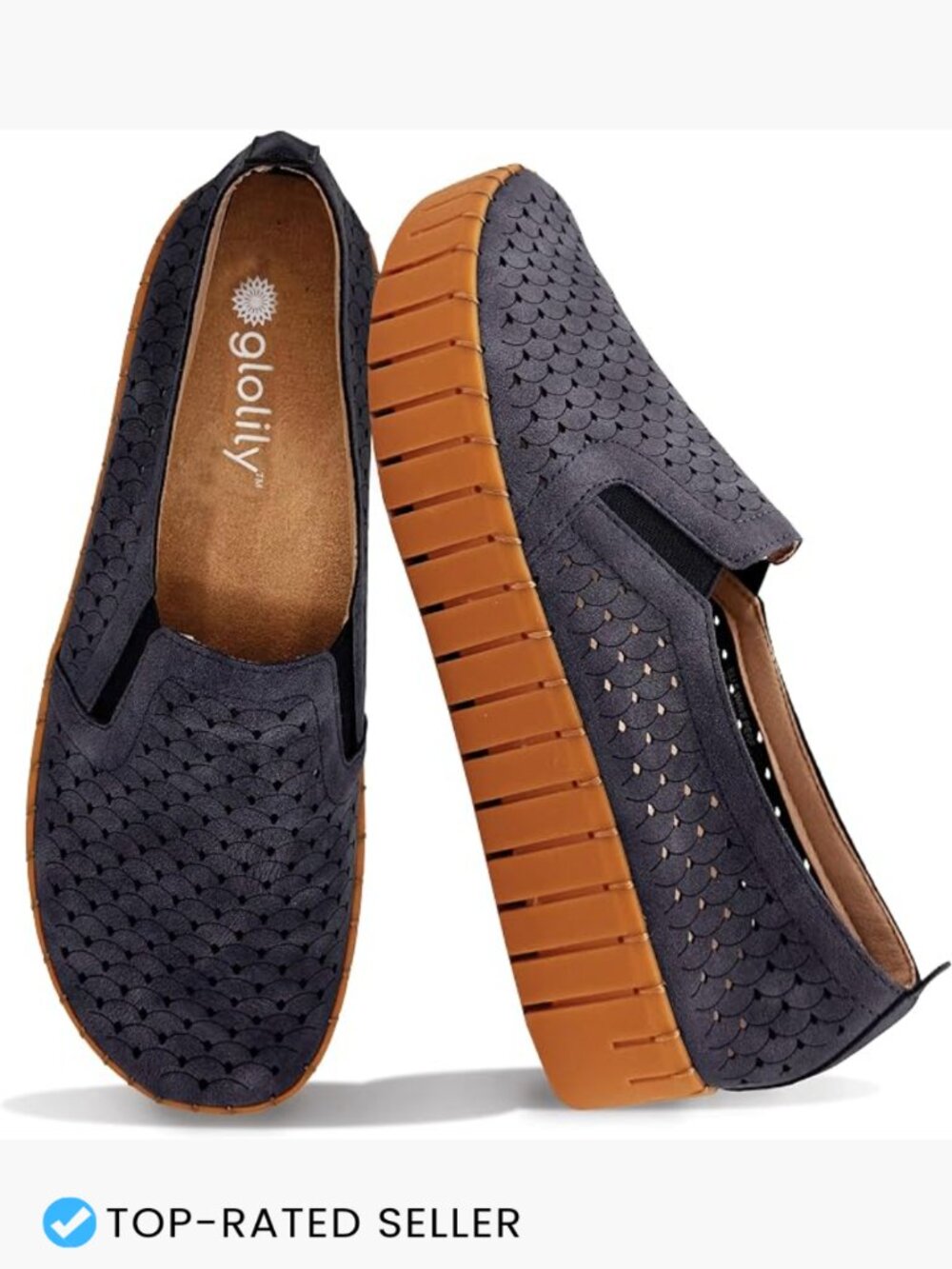 Orthopedic Platform Sneakers Comfortable Arch Support Walking Shoes Slip On